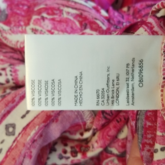 FREE PEOPLE HAPPY FEELINGS MIDI DRESS IN PEACH PIE COMBO- NWT - Picture 10 of 11